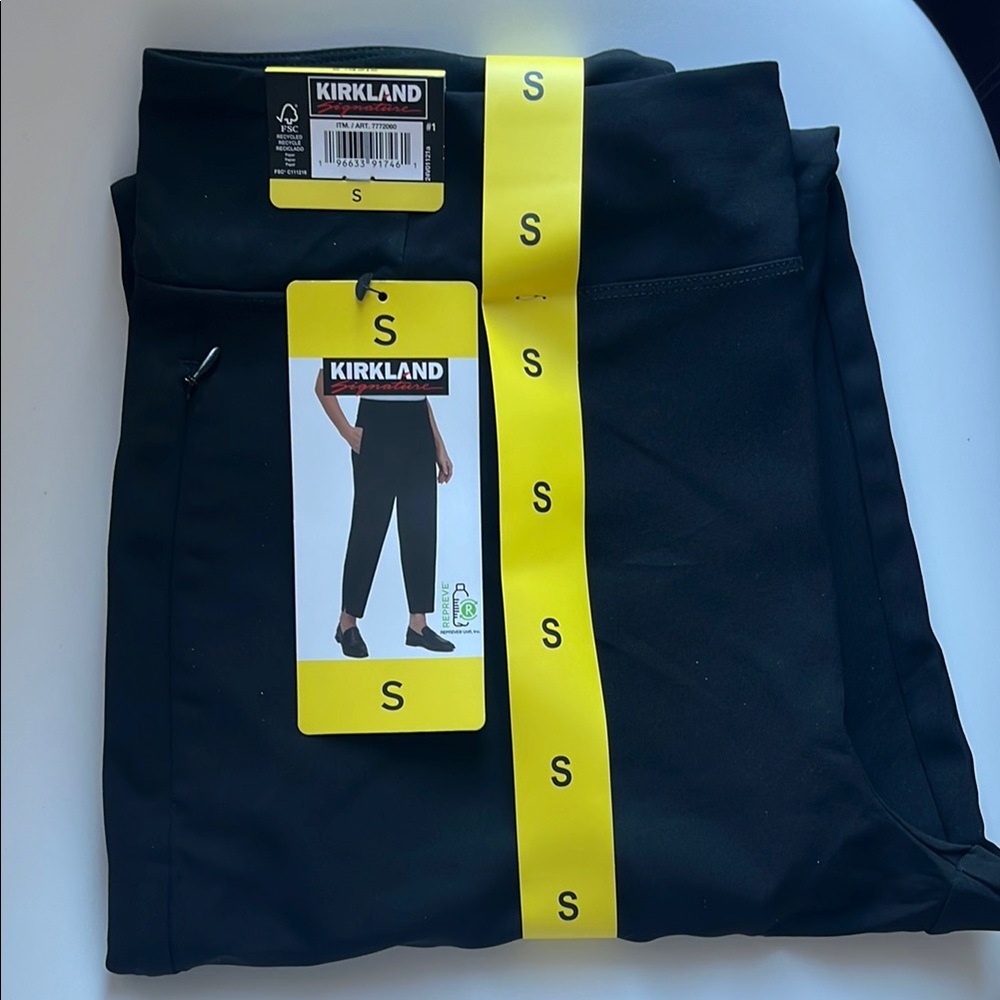 Black straight leg Pants